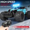 1:16 20 км/ч RC автомобиль со светодиодной подсветкой 2.4G высокоскоростной внедорожный скалолазание 2WD радиоуправляемый автомобиль игрушка подарки для мальчиков девочек детей