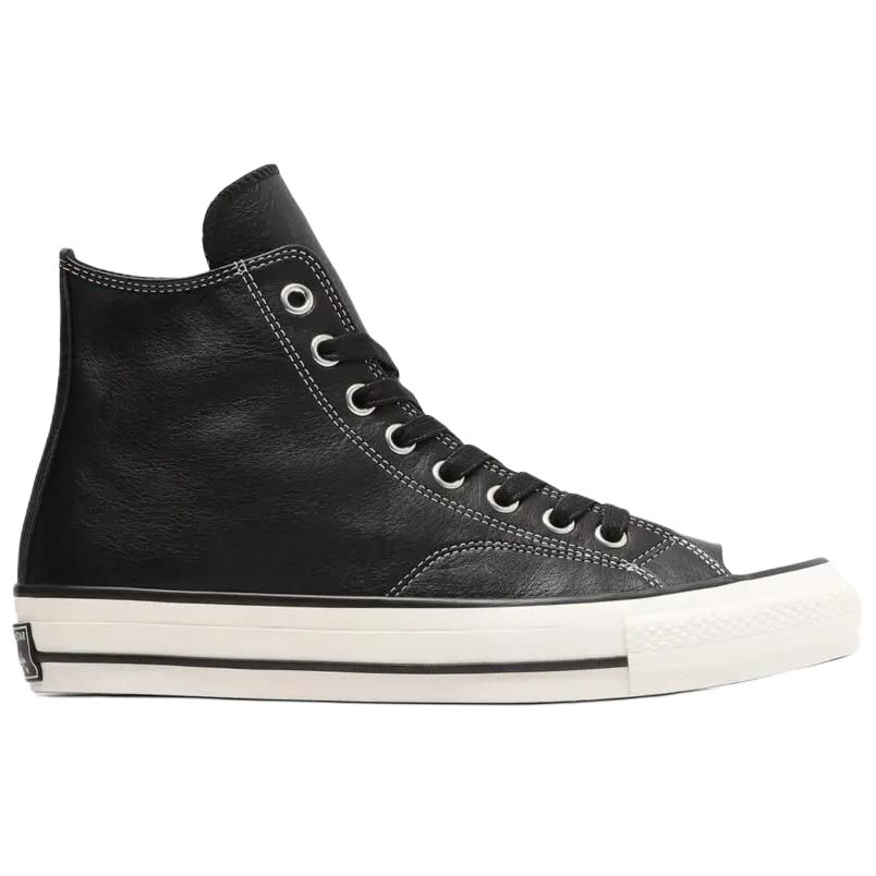 Converse Chuck Taylor Кожаные Удобные Универсальные Высокие Кеды для Скейтбординга Унисекс Кроссовки Черные Белые 33900010