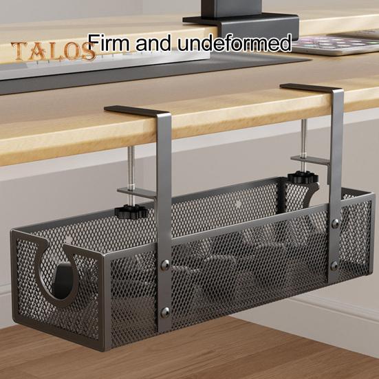 Стойка для хранения Большая вместимость Прочная несущая способность Простая установка Крепление с зажимом Управление проводами Органайзер для шнура под столом