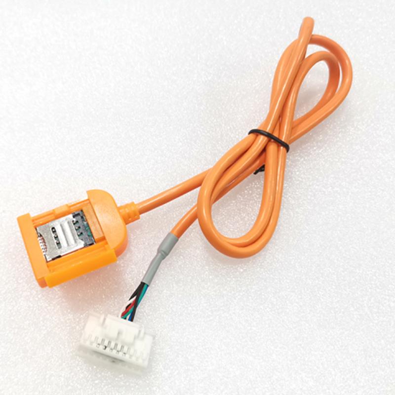 Адаптер слота для SIM-карты для Android Radio Multimedia Gps 4G 20pin Cable Connector Автомобильные аксессуары Провода Запасная часть