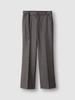 Pokeopeiseu Прямые брюки-клеш с поясом Синяя клетка (Марцотто)