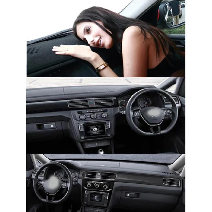For Volkswagen Caddy SAA SAB 2015- Dashmat Dashboard Cover trument Panel Sunscreen Anti-Dirt Proof Pad
