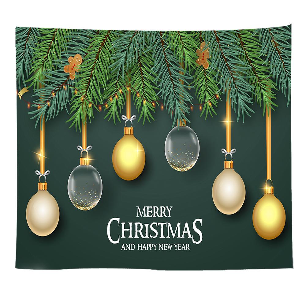 Европейский и американский рождественский печатный гобелен, настенный ковер, картина, фоновая картина, подвесная ткань