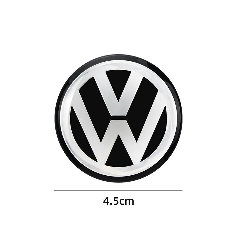2026 Горячий Для VOLKSWAGEN VW 40 45 50 мм ABS Полый Автомобильный Руль Центральная эмблема Наклейка Для Volkswagen Polo VW GTI Golf Je