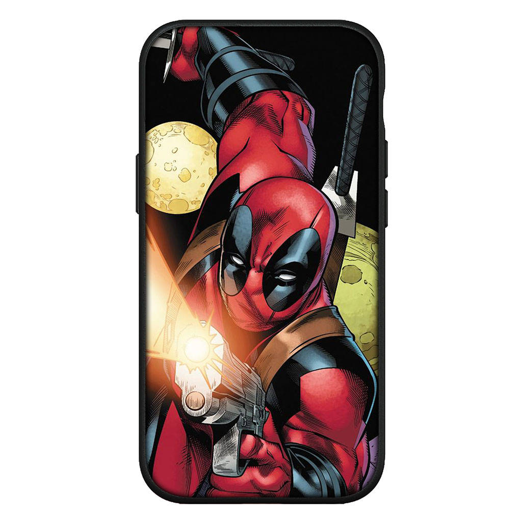 Для iPhone 16 15 Xiaomi Redmi Note 13 12 11 Pro Max X 9 14 XR Samsung Galaxy A16 S24 S23 Plus A06 14C Huawei OPPO Deadpool Superhero Marvel Phone Case