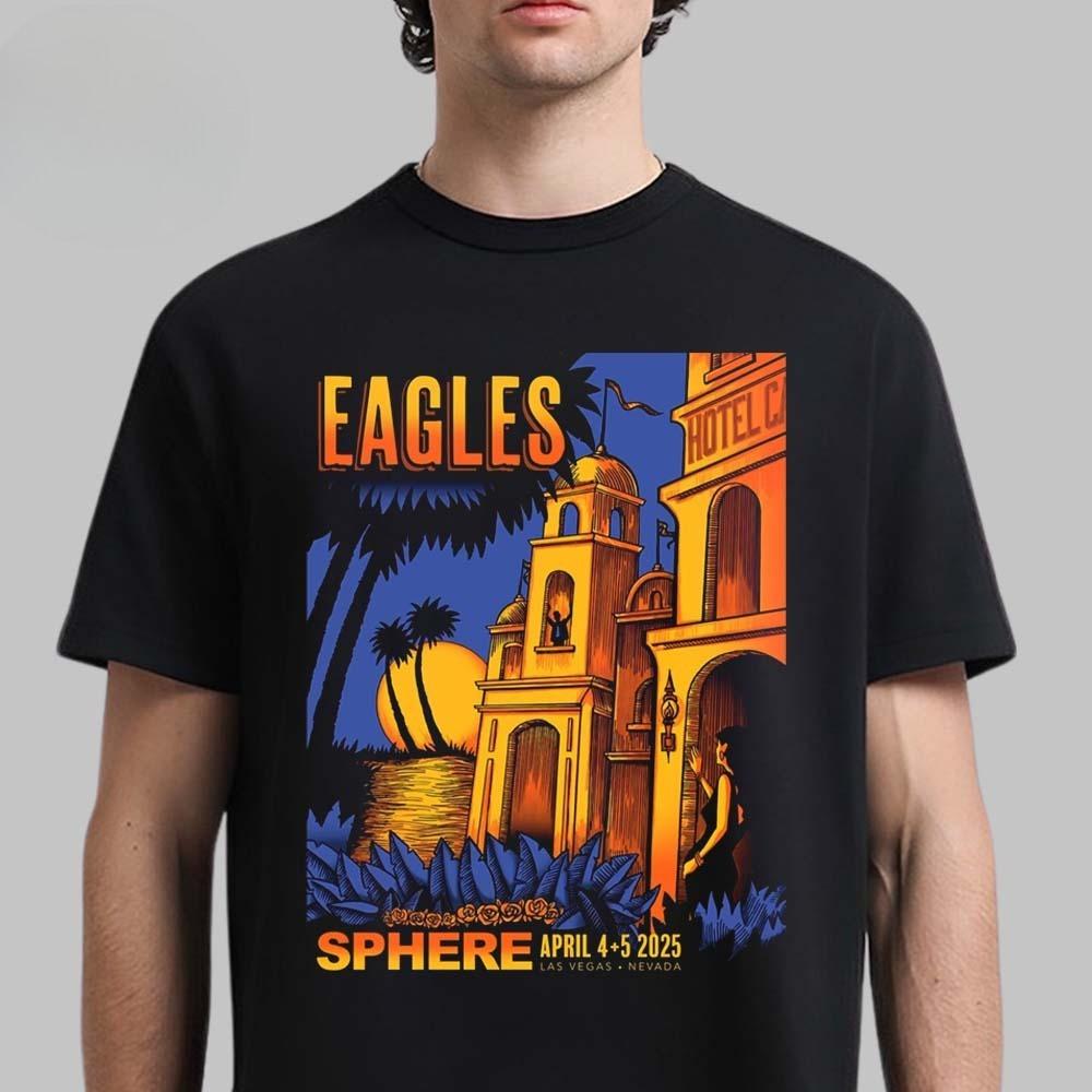 Best Eagles Sphere Las Vegas 4 New Shows Added On September 5 6 12 and 13 Unisex T-Shirt Summer Hot Sale