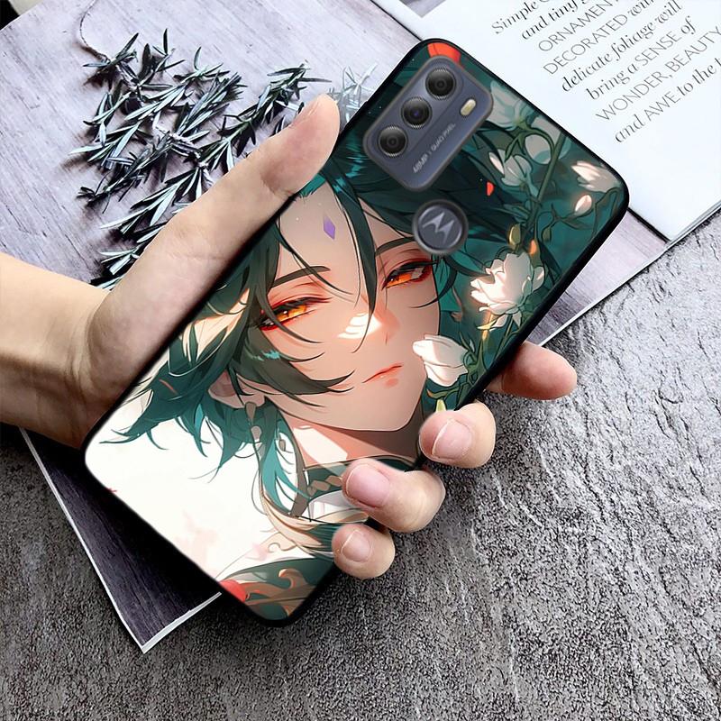 Чехол для телефона Genshin Impact для Moto Edge 50 40 Pro Edge 40 30 Ultra Neo Fusion G Power G Stylus G Play E32 E20 E40