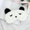 Cute Plush Sleep Eye Mask Skin-friendly Sleeping Eye Cover New Eyepatch Nap  Dream Night