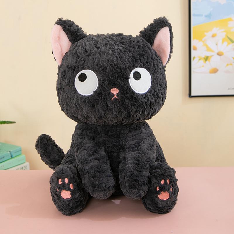 Плюшевая игрушка Кукла Маленький Черный Кот Милый Кот Дарит Детям Подруге Подарок Подушка-Игрушка Украшение