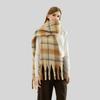 Plaid Scarf Women's Winter High-end Mohair College Large Length Thickened Warm Couple Scarf