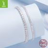 Light Luxury Full Diamond S925 Sterling Silver Bracelet Fashion High Sense Shining Zircon Bracelet Jewelry Ladies