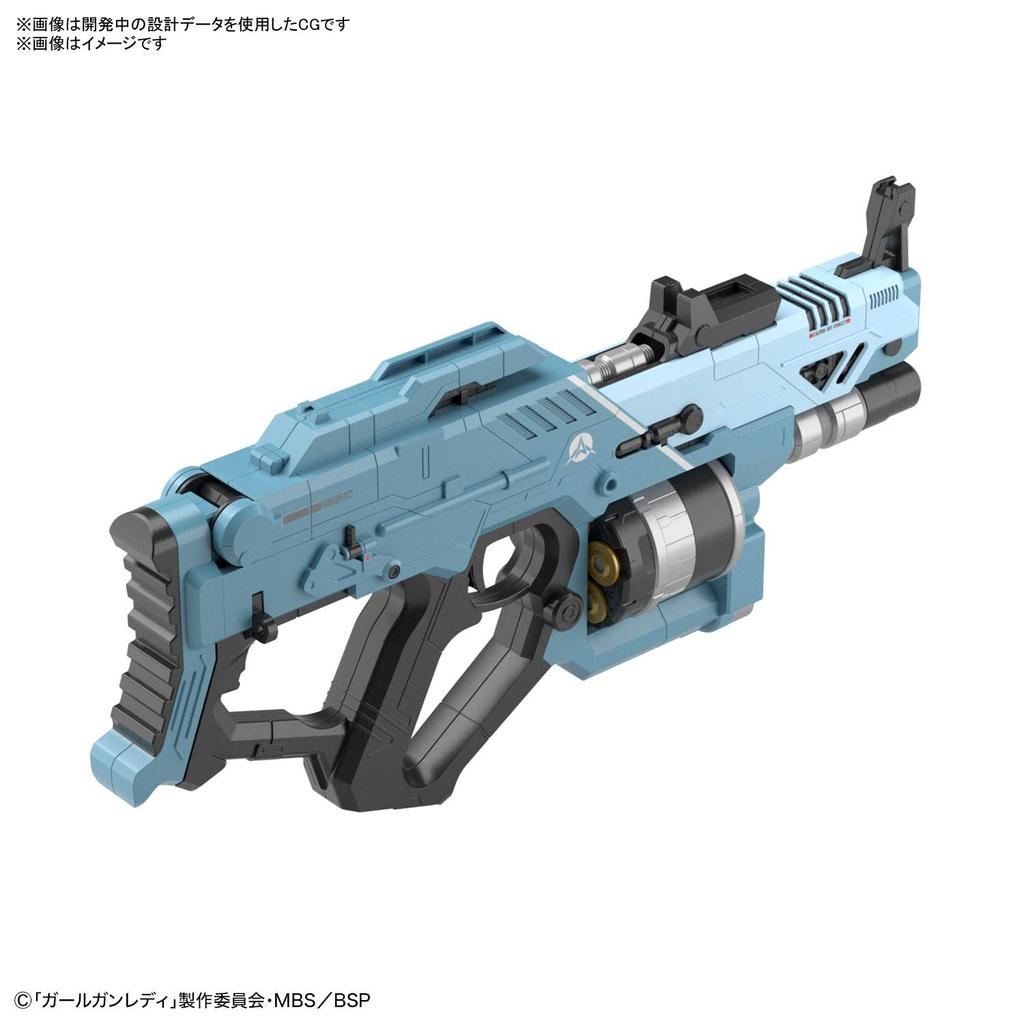 Девушка-пистолет Lady Blast Девушка-пистолет Alpha Tango Scale Цветная пластиковая модель с кодировкой синего цвета. 1/1