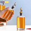 Glass Olive Oil Dispenser Bottle Seasoning Bottle Vinegar Bottle Condiment Container for Home Kitchen Stuff Kitchen Gadgets