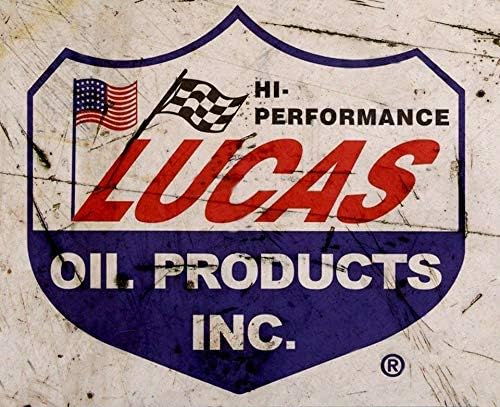 Металлическая жестяная табличка Для жестяной таблички Lucas Oil Автозаправочная станция Авто Ржавый Металлическое украшение Масло Винтажная жестяная табличка Металлическая табличка