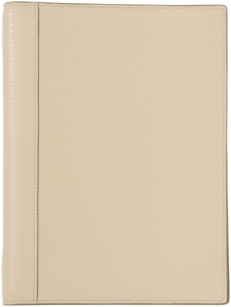 Franklin Planner Classic Shrink Leather Binder, 20mm, Beige, 86284