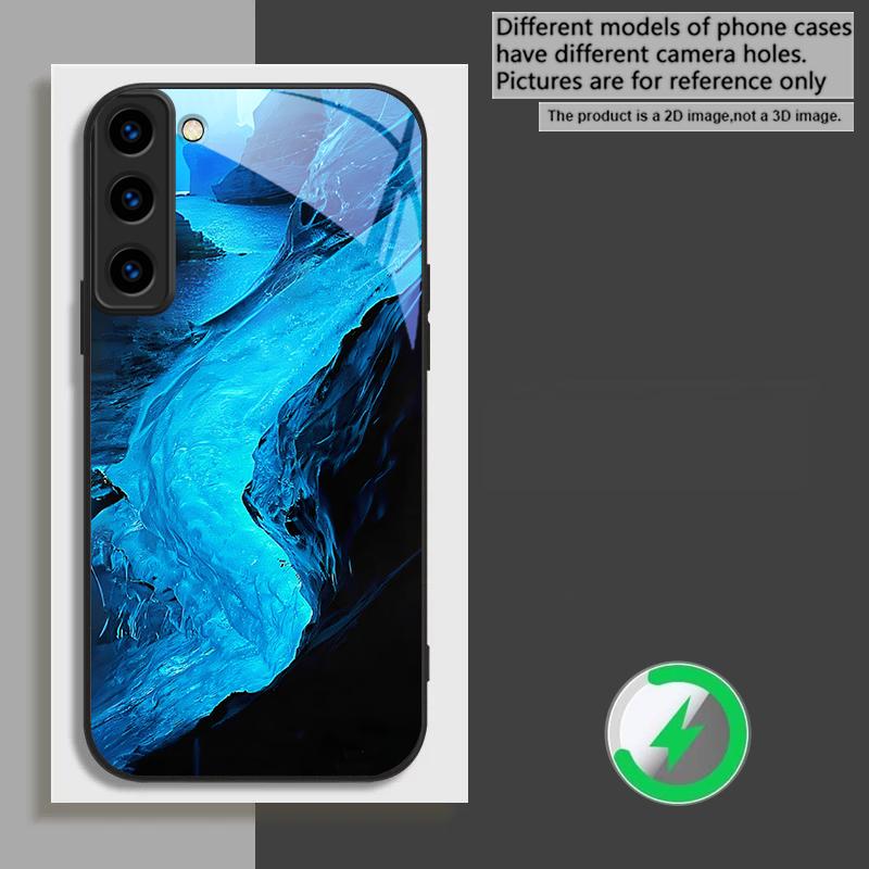 Морская буря маленький парусник Подходит для Samsung Galaxy S26 Ultra S20 FE S21 S22+ S23 Plus S24 S25 Edge магнетизм Стекло Чехол для телефона