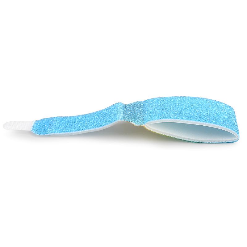 Gradient Toe & Finger Separators with Colorful Strips and Velcro Stretch Bands