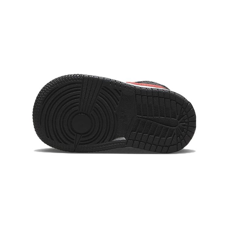Jordan 1 Mid Черный Огненно-красный TD 640735-079