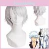 Вневременно стильный Gintama Sakata Gintoki Аниме Костюм для косплея Серебряная душа на Хэллоуин Полный комплект для всех случаев