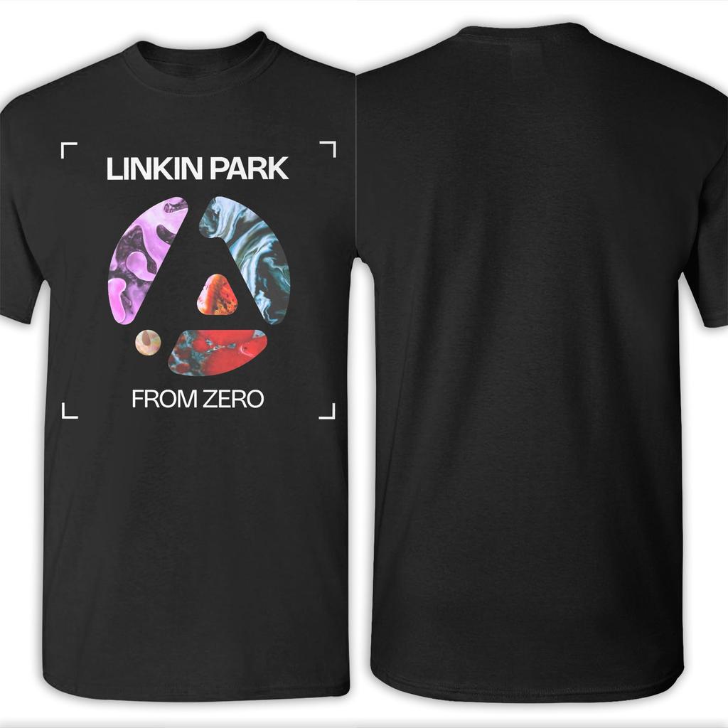 Мужчины Женщины Новое поступление Linkined Parked From Zero Logo band Футболка Футболки из чистого хлопка Футболки Одежда