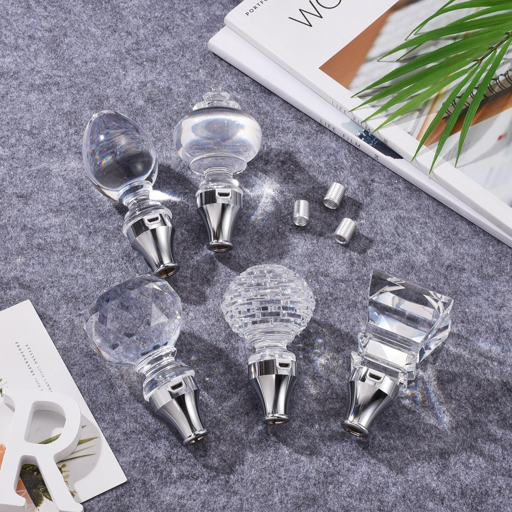 Светодиодная RGB-подсветка, ручка переключения передач, прозрачный акриловый кристалл, алмаз, прозрачный рычаг переключения передач, ручка MT AT, автомобильный аксессуар