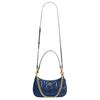 Coach Teri 25 Quilted Design Leather Shoulder Bag Medium Women shoulder bag Dark-Blue CDY83-IMSMU