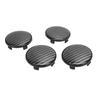 4 Pcs 68mm Wheel Center Caps Carbon Fiber Style Tyre Rim Hub Cap Cover Universal Fit for Vehicle
