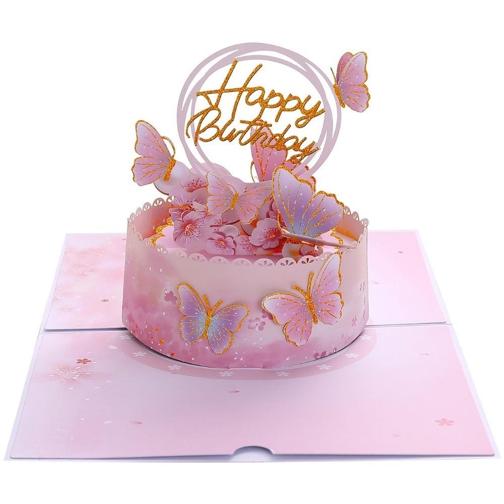 with Envelope Butterfly Birthday Card Stereo Card Thank You Card  Desktop Decoration