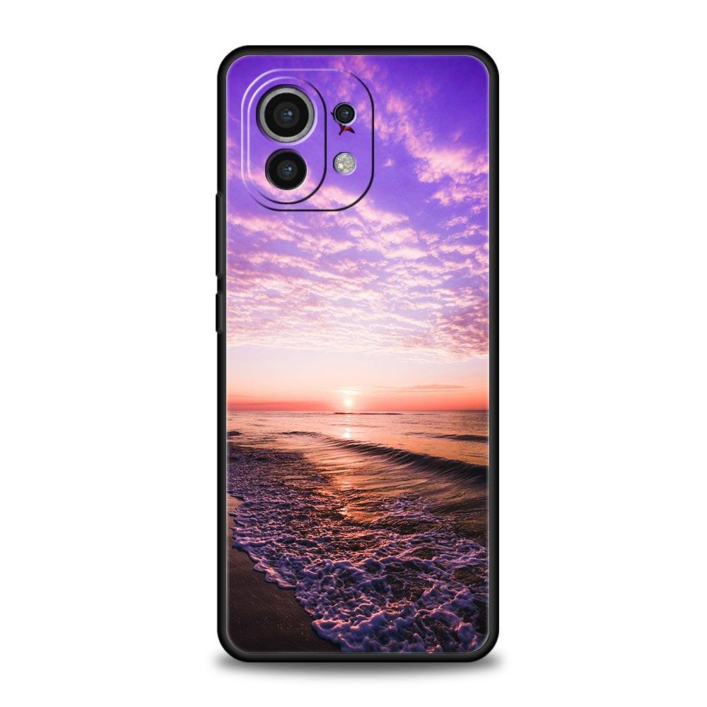 Forest Beach Sunrise Nature Case For Xiaomi Poco X4 X3 NFC F3 F4 M3 M4 Mi Note 12T 10 12 11 Ultra 11T Pro 10T Lite 9T 5G Cover