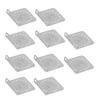 10 Pcs Angle Bracket Galvanized Angle Holder Corner Brace for Electric Fencing System Round Rod