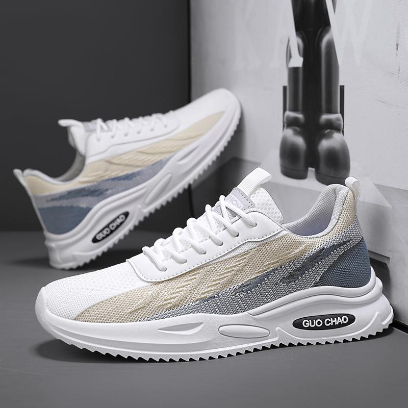 Спортивная обувь мужская весна и лето новый тренд универсальные мужские износостойкие сетчатые кроссовки легкие кроссовки