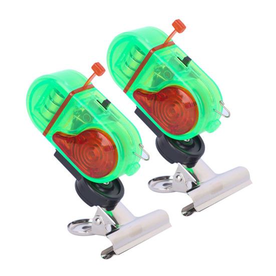 2 шт. Сигнальная лампа поклевки с зажимом для ночной рыбалки