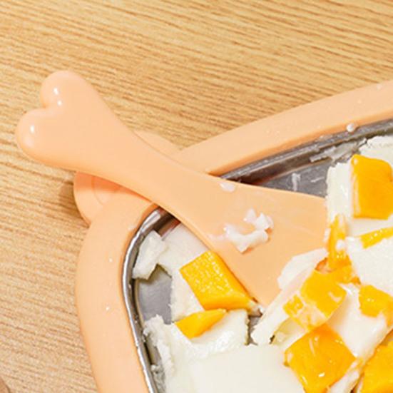 Йогуртовый аппарат для мороженого в форме медведя для детей, ручной, неэлектрический, из нержавеющей стали, для заморозки десертов, для приготовления сорбета, смузи-боулов и ролл-мороженого своими руками