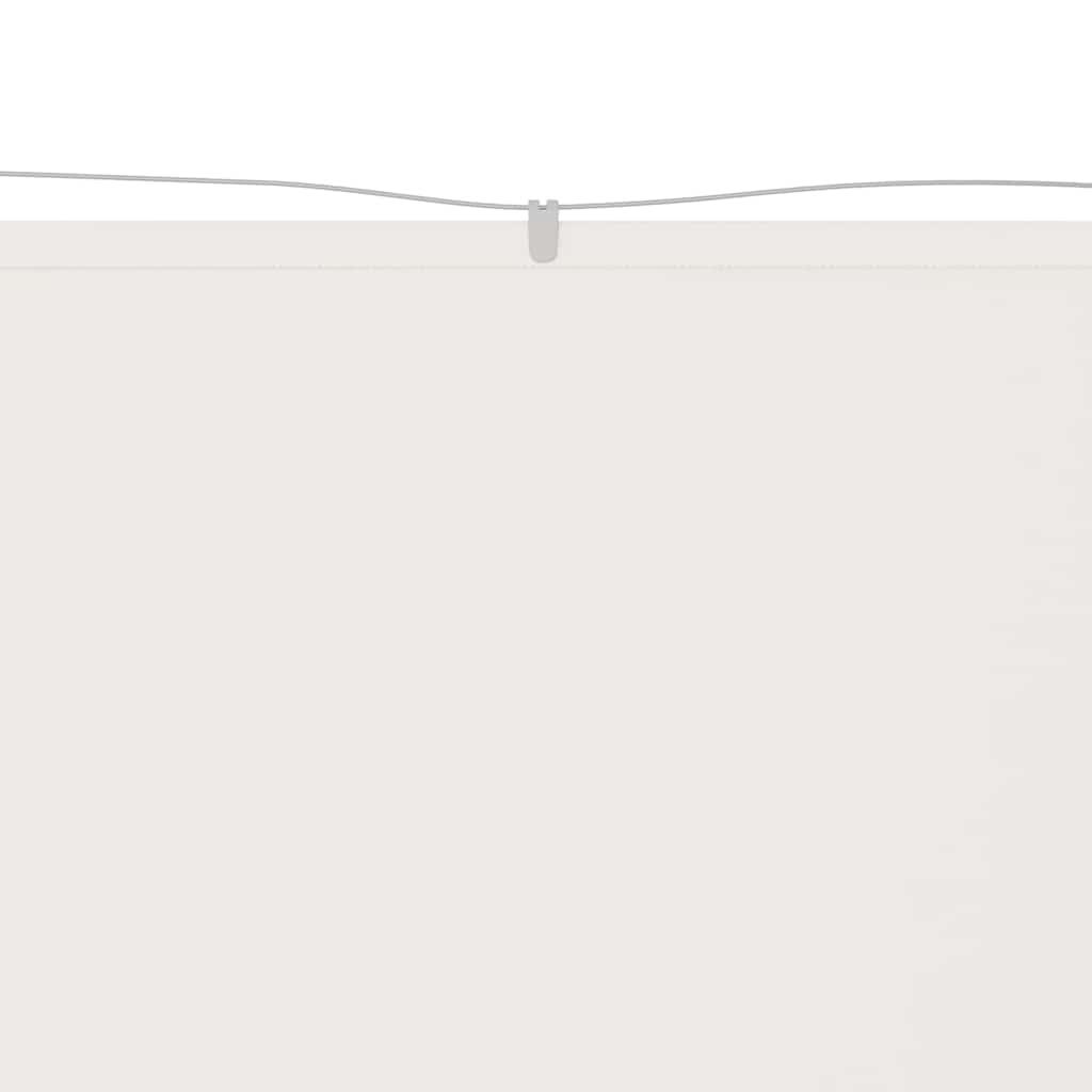 Vertical Awning White 100x1000 cm Oxford Fabric