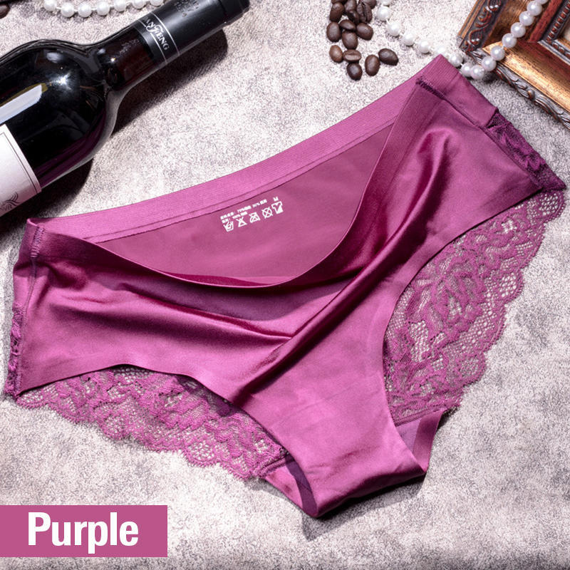 Seamless WomenComfort Lace Briefs Hollow Out Panties Set Underwear Low Rise Female Sport Panty Soft Lady Lingerie