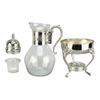 Glass Coffee Pot Set Heatable Water Pitcher with Lid and Cup Vintage Style Hot Cold Tea Kettle for