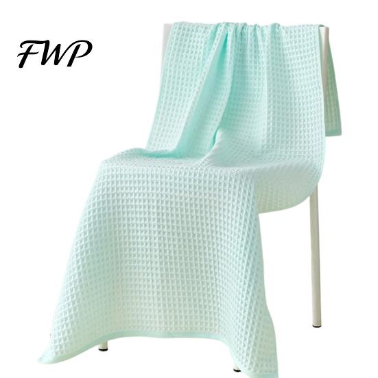 Absorbent Spa Towels for Home Cotton Waffle Bath Towel, Large Quick Dry Shower Towel Bathroom Travel Adults, Soft Thickened Skin Friendly Travel,