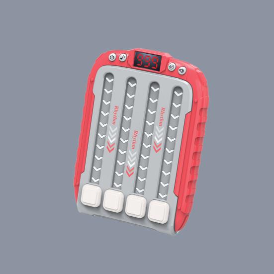Игровая консоль Quick Push Rhythm для тренировки скорости реакции для детей и взрослых, портативная обучающая игровая машина со светящимся треком, игрушка