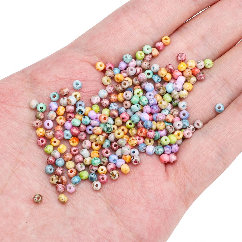 300 шт. Бутылочные 3 мм стеклянные бусины Шарм чешские бусины Семена разделительные бусины для изготовления ювелирных изделий Аксессуары