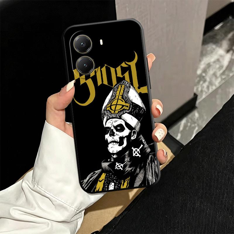 Мягкий чехол для телефона Ghost Papa Emeritus для Xiaomi Poco X5 X6 X7 X8 Pro Max X3 F7 F8 Ultra M8 M7 M6 M5 Redmi 15 15C 14C 13C 12C X4 F