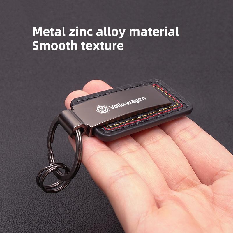 Luxury Metal Car Emblem Keyring Keychains For VW Golf Polo Tiguan Touran Jetta GTI Passat CC T5 Scirocco Arteon Magotan T-Cross LL6