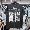 Группа Cocteau Twins Ремейк базовая черная Классическая футболка Плотный хлопок S-5XL Унисекс футболка