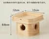 Namukuma-chan Kobo Toyama Sanpo 4-inch (12cm wide x 8.8cm high) Toyama Sanpo, Made of Japanese Hinoki (Cypress), Made in Japan, for Shinto Shrines,