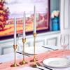 3Pcs/Set European Style Metal Candle Holders Candlestick Fashion Wedding Table Candle Stand Exquisite Candlestick Christmas Tabl
