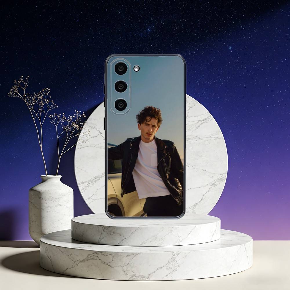 Timothee Chalamet Phone Case For Samsung Galaxy A73,A72,A71,A70,A53,A52,A51,Others Soft Black Cover