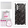 apgo Защитная наклейка для задней и боковых сторон, совместимая с Samsung Galaxy A32 4G, пленка для полного обертывания, фольга, винил - узор Carbon Black Pixel