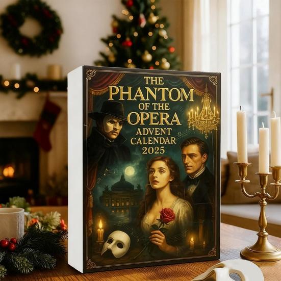 Оперный Адвент-календарь 24-дневный обратный отсчет до Рождества Календарь Оперная певица Леди