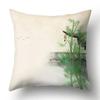 Чернила пейзажная живопись наволочка для спальни украшение дома офисное сиденье гостиная диван наволочка 45x45 см