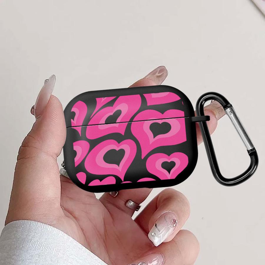 Милый розовый чехол в стиле INS с сердечками для Airpods Pro3 4 Pro 1 3 Pro2 2 Чехлы-обложки для наушников