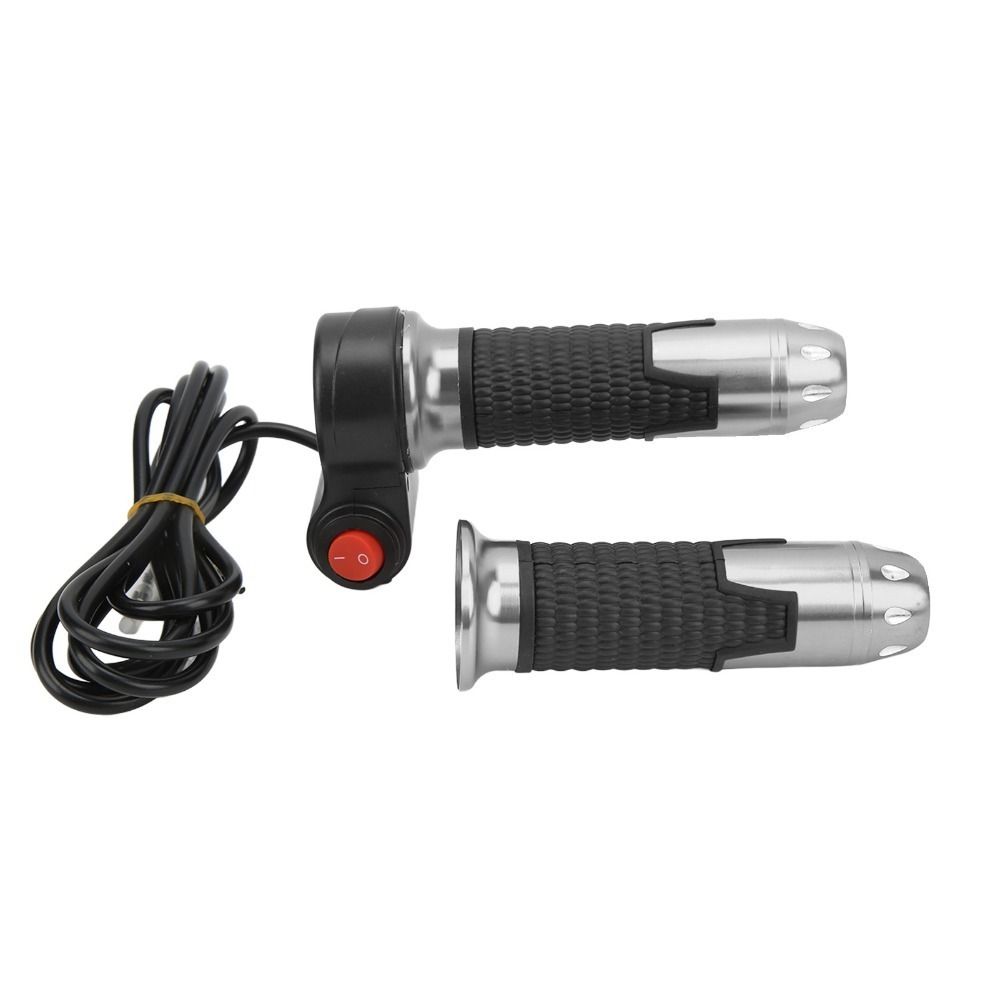Cable 1.8m Twist Throttle Grips with Button Throttle Grip Handlebar  Motorcycle Accessories